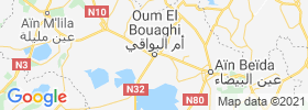 Oum El Bouaghi map